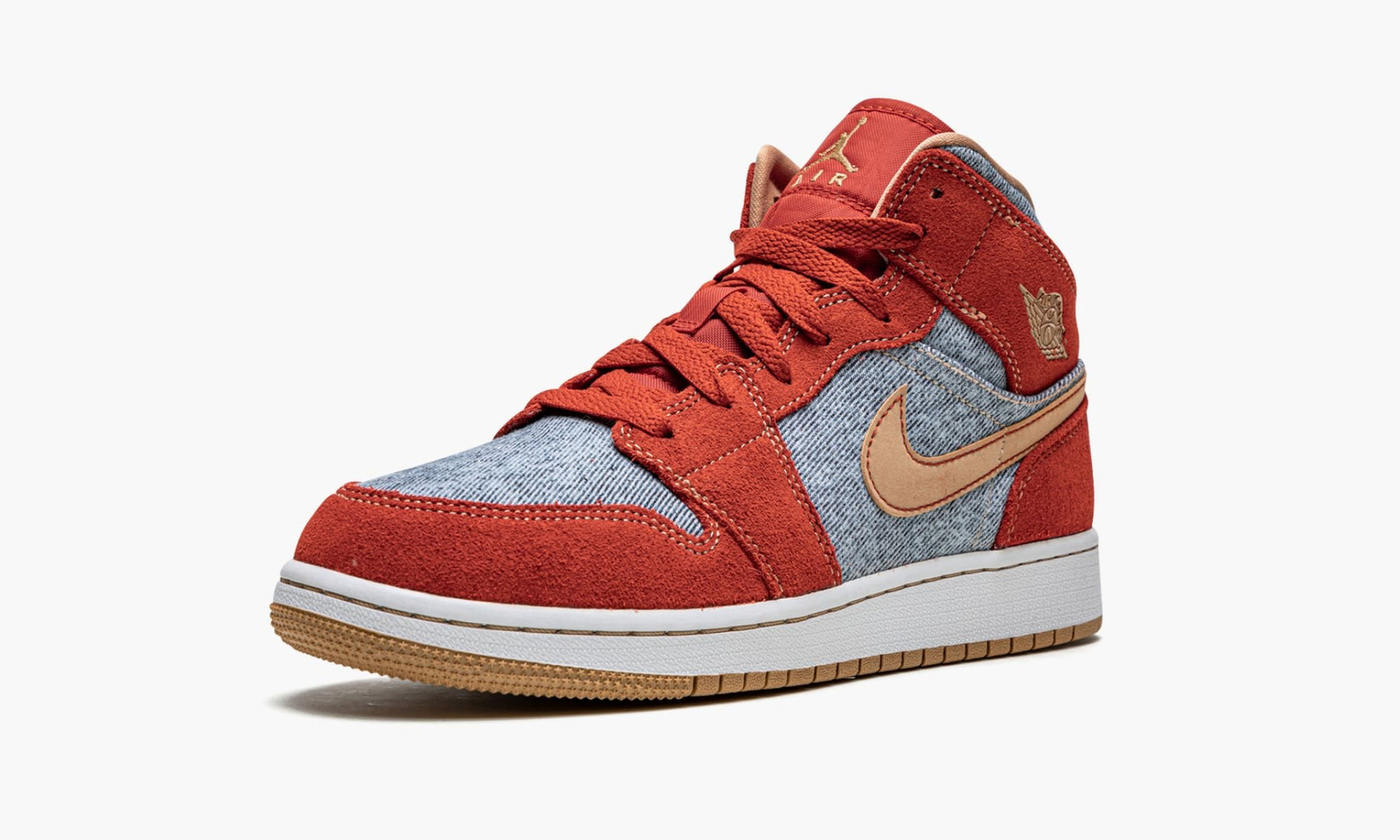 Air Jordan 1 Mid SE "Denim Red" (GS)