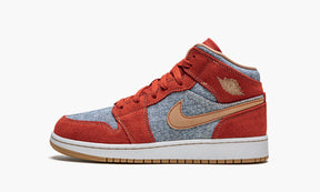 Air Jordan 1 Mid SE "Denim Red" (GS)