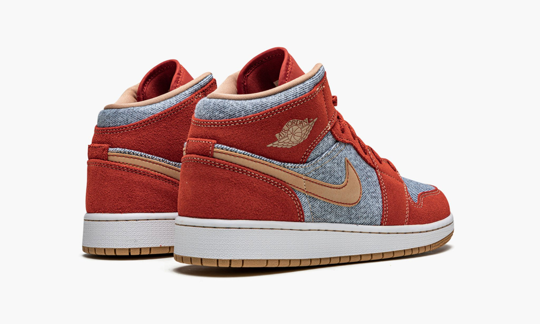 Air Jordan 1 Mid SE "Denim Red" (GS)