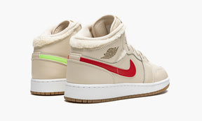 Air Jordan 1 Mid "Fleece Pearl White" (GS)