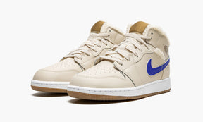 Air Jordan 1 Mid "Fleece Pearl White" (GS)