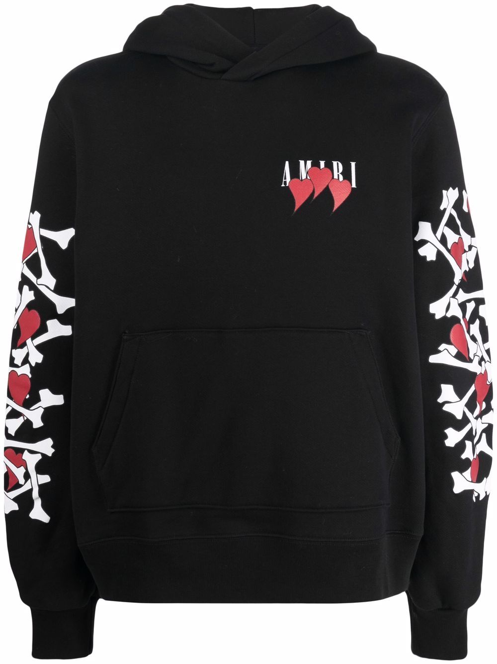 AMIRI Three Heart Bones printed hoodie