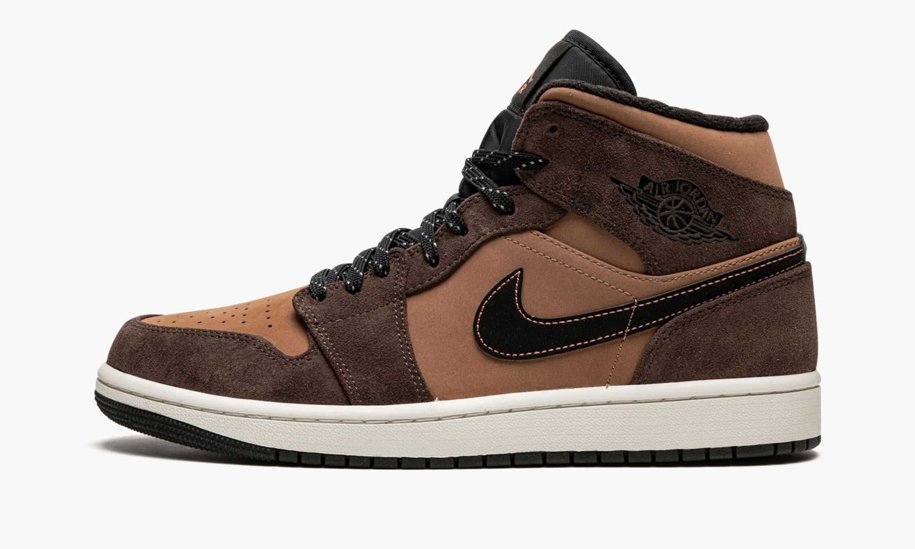 Air Jordan 1 Mid SE Dark Chocolate (GS)