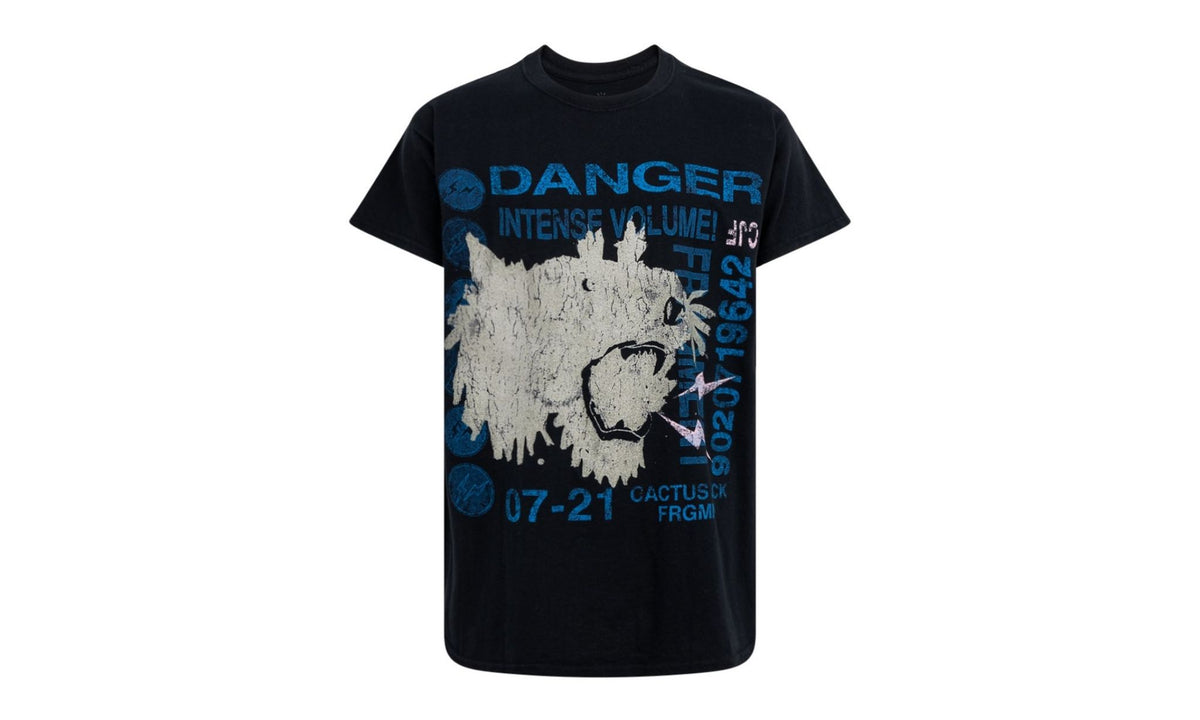 Travis Scott Cactus x Fragment Danger T-Shirt Black