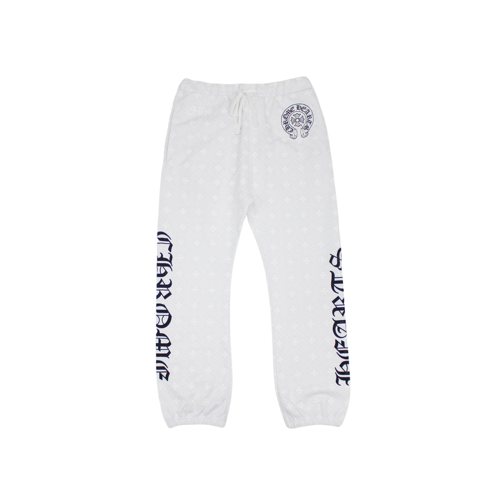 Chrome Hearts Plus Cross Horseshoe sweatpants White