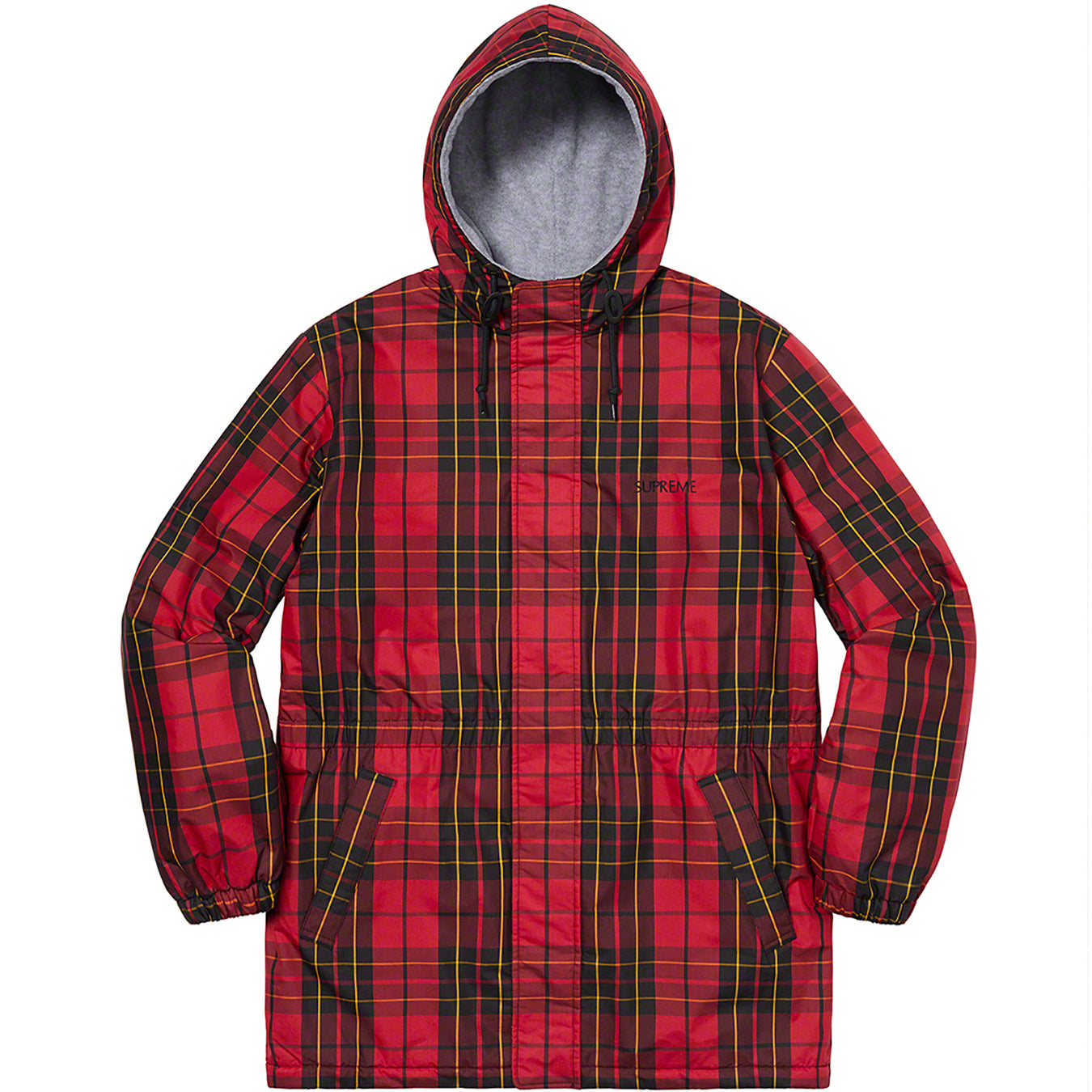 Supreme Polartec Lined Sideline Parka Tartan