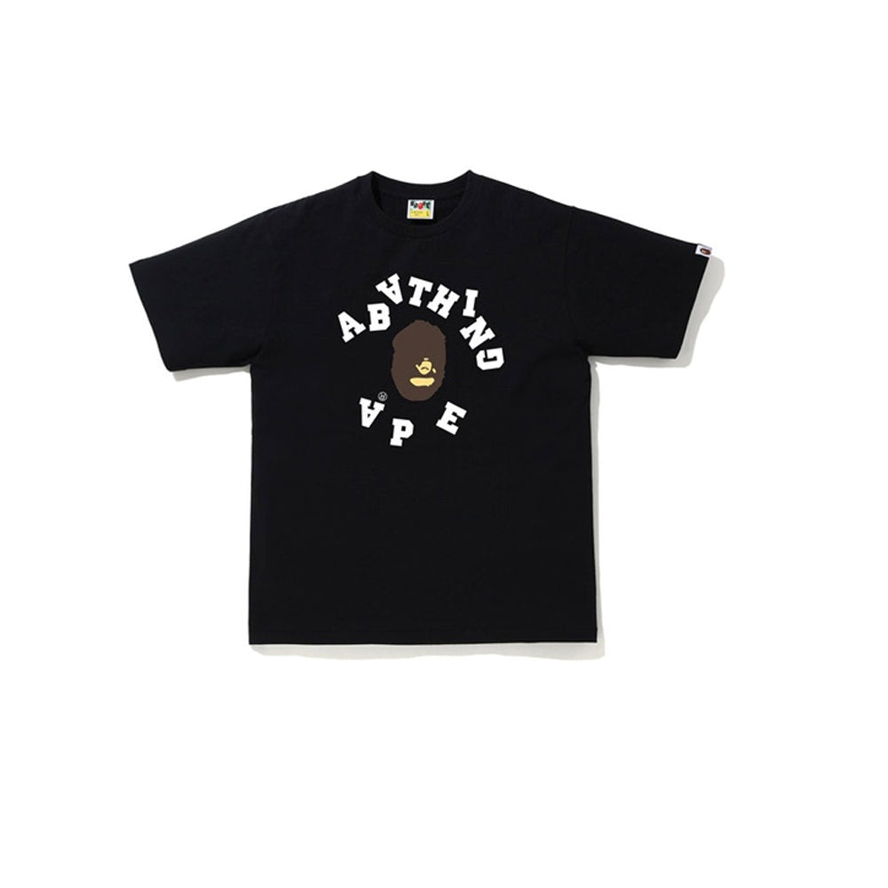 BAPE Broken College Tee Black