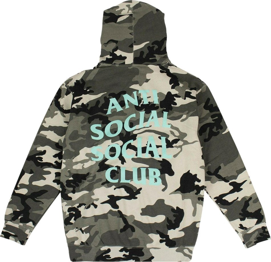 Anti Social Social Club Melrose Camo Teal Hoodie