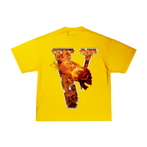 Juice Wrld x Vlone Inferno Tee Yellow