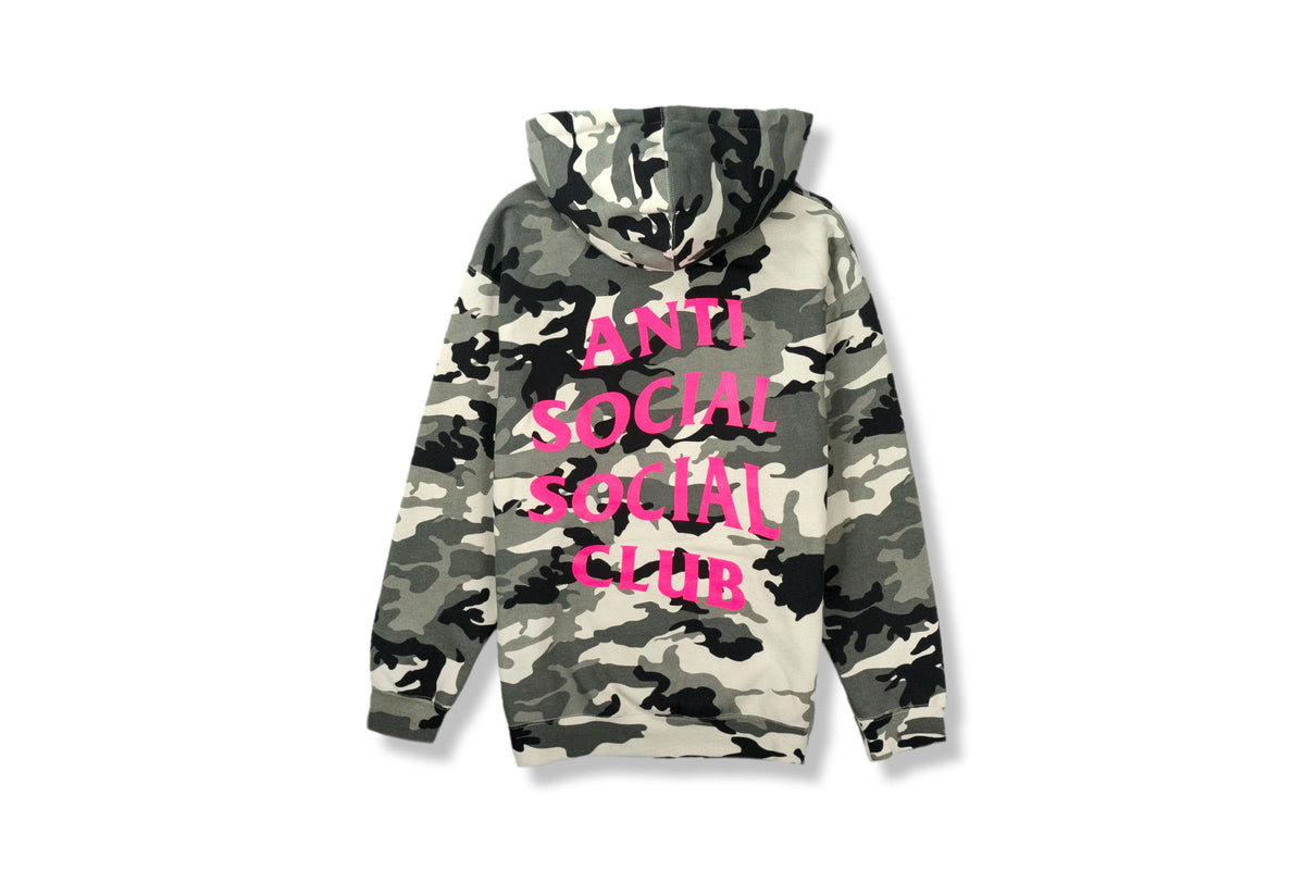 Anti Social Social Club Melrose Camo Pink Hoodie