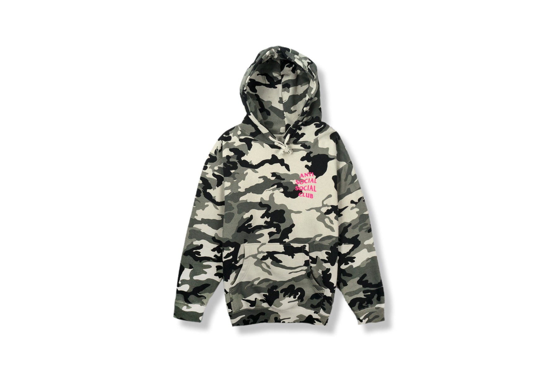 Anti Social Social Club Melrose Camo Pink Hoodie