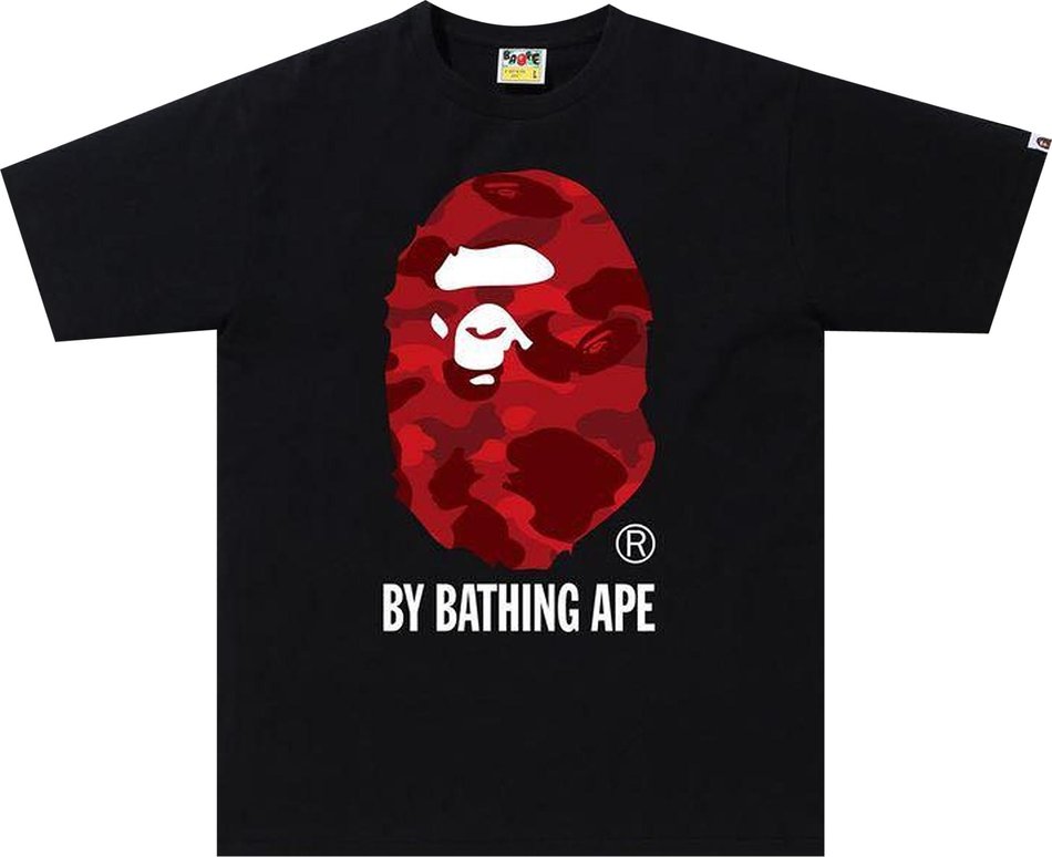 BAPE Color Camo By Bathing Ape Tee (FW22) Black Red