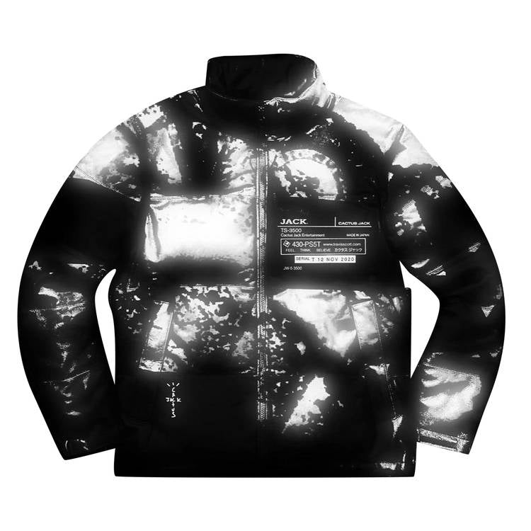 Travis Scott System Reflective Down Puffer Black