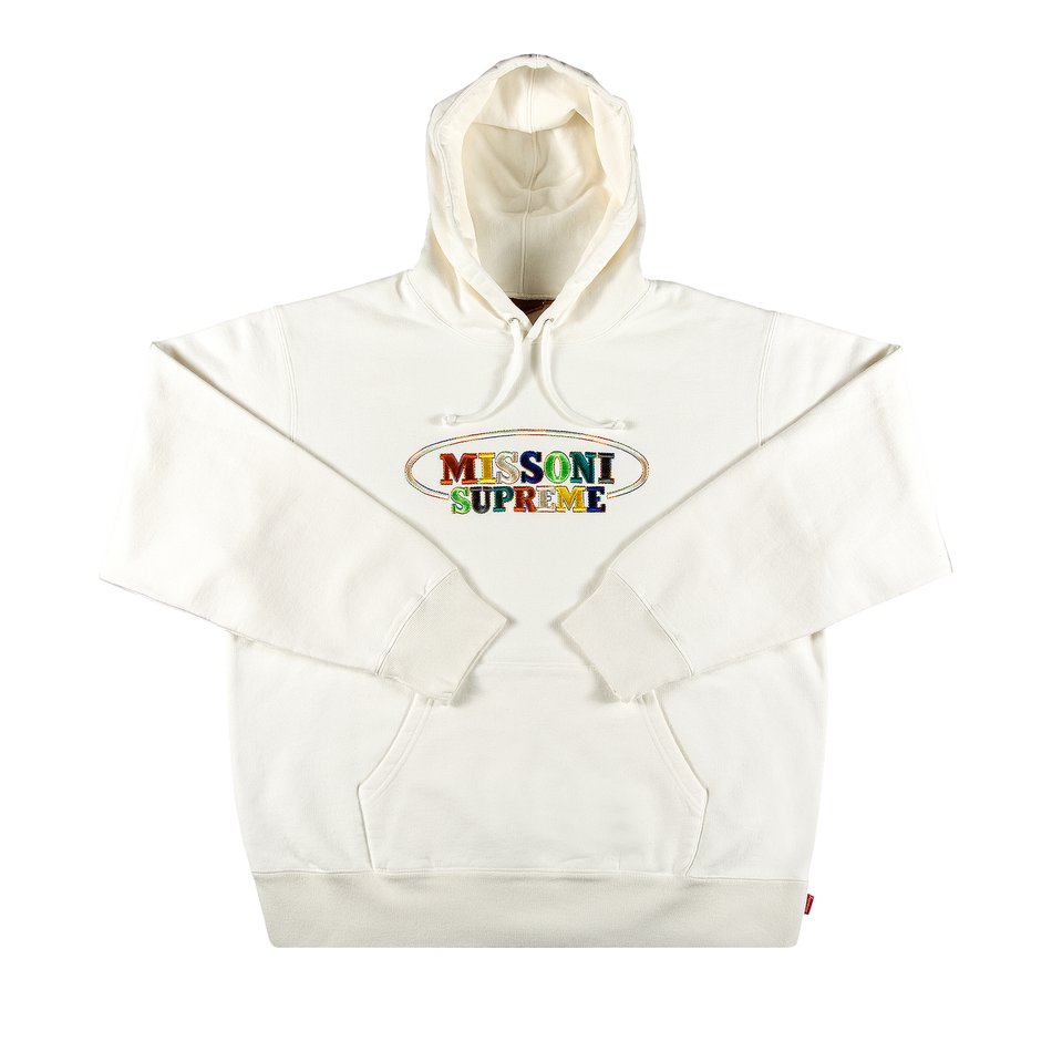 Supreme Missoni Hooded Sweatshirt White