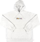 Supreme Bling Box Logo Hooded Sweatshirt Ash Grey