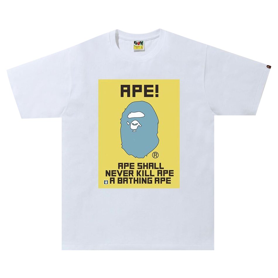 BAPE WaterPrint Tee White