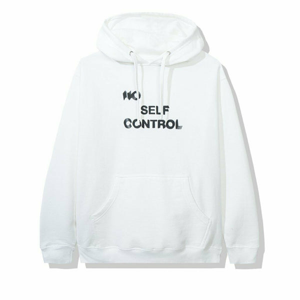 Anti Social Social Club "No Self Control" White Hoodie