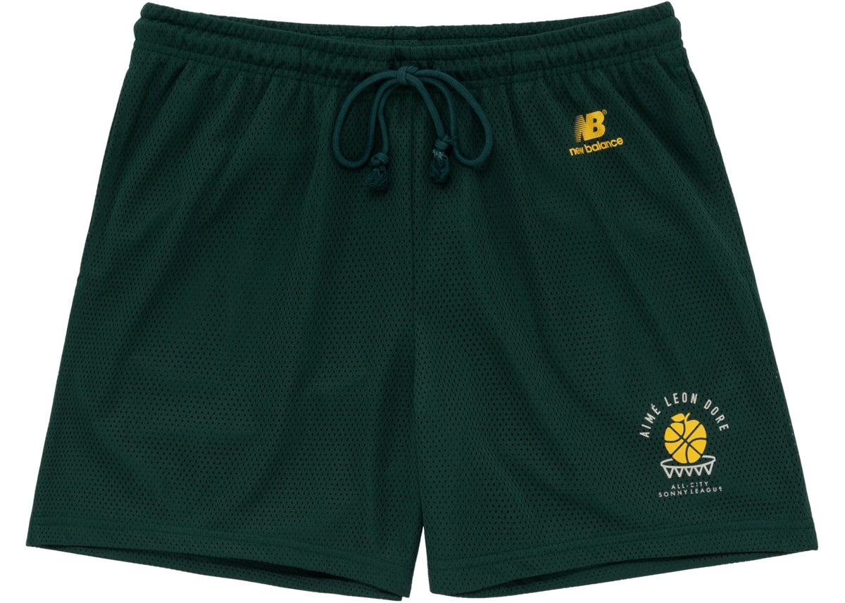 Aime Leon Dore x New Balance SONNY League Gym Shorts Green