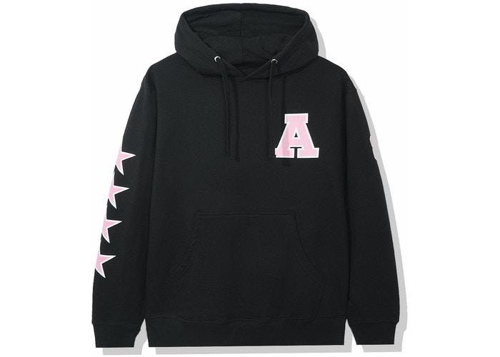 Anti-Social Social Club "Sports" Black/Pink Hoodie