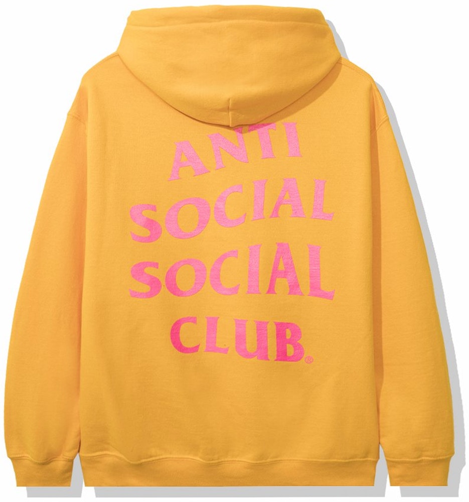 Anti-Social Social Club "Grove" Yellow Hoodie