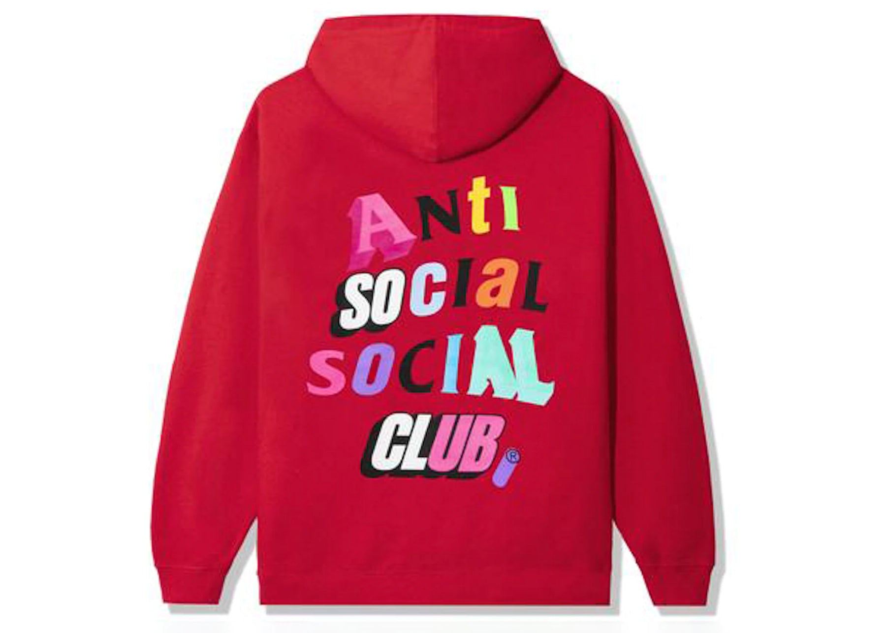 Anti Social Social Club The Real Me Hoodie Red