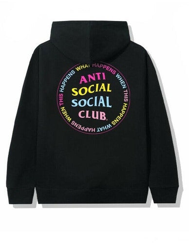 Anti Social Social Club What Happened Hoodie Black