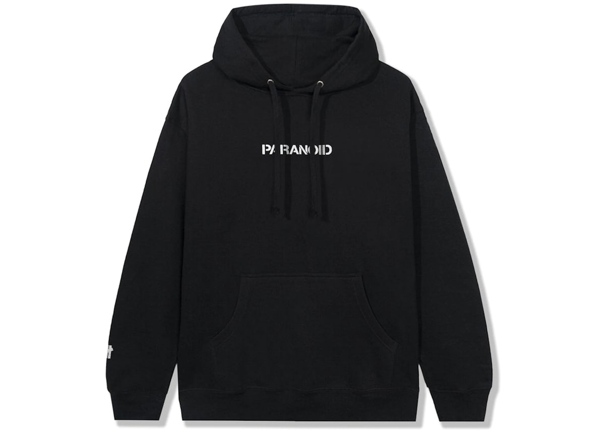 Anti Social Social Club x Undefeated Paranoid Hoodie Black