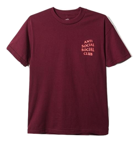 Anti-Social Social Club "Logo" Maroon Tee