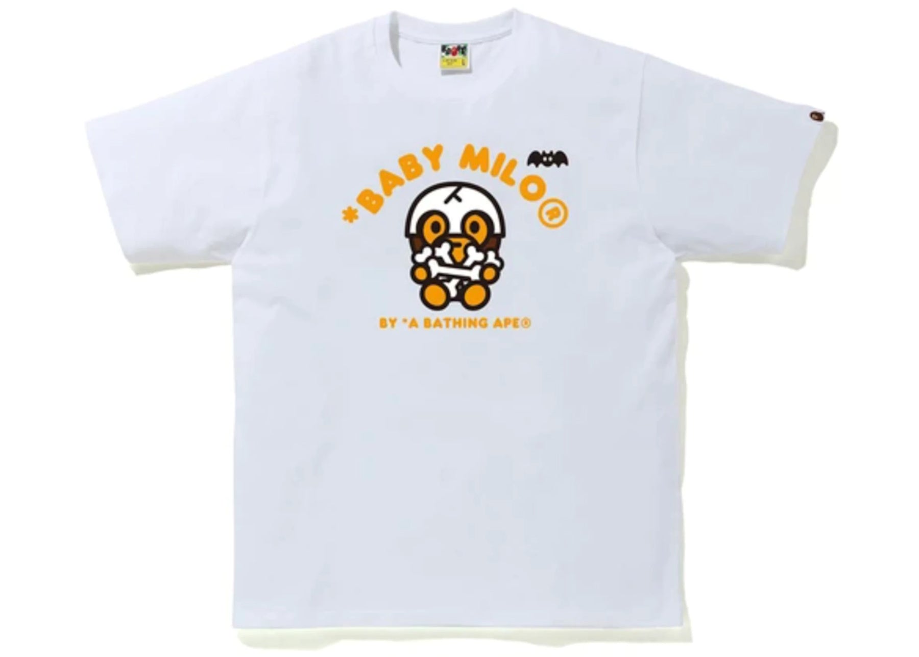 BAPE Halloween Skull Baby Milo Tee White