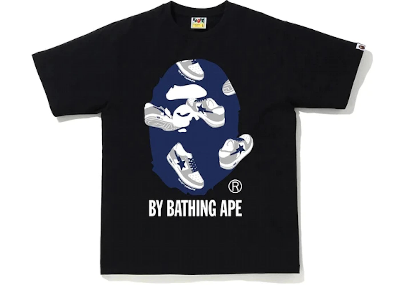 Bape Random Bapesta By Bathing Ape Black Navy