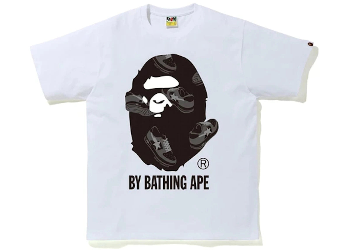 Bape Random Bapesta By Bathing Ape White Black