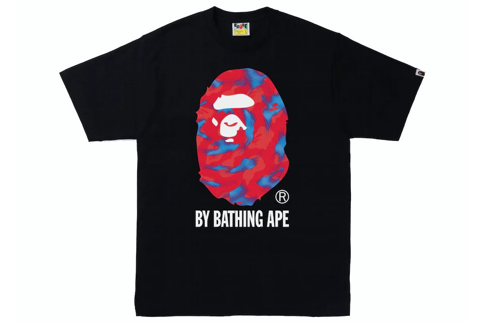 Bape Stroke Camo Black/Red T-Shirt