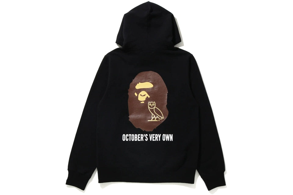 BAPE x OVO Pullover Hoodie Black