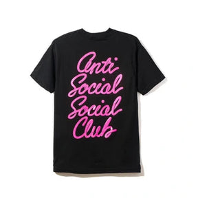 Anti Social Social Club Pink Cursive Tee