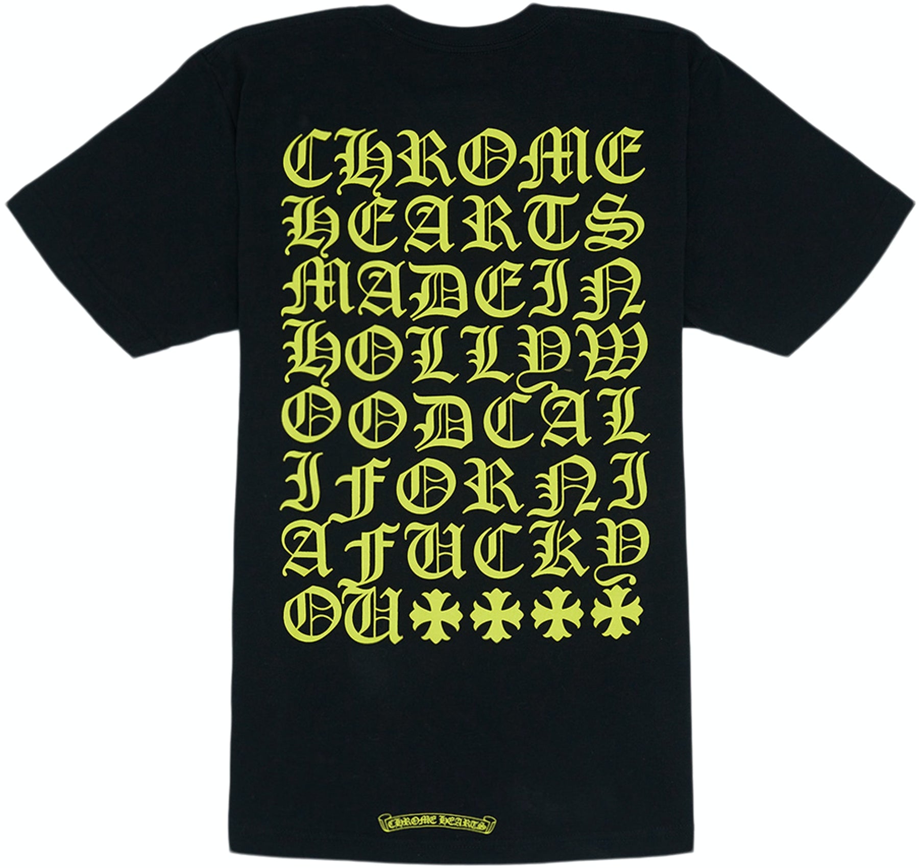 Chrome Hearts Made In Hollywood Black Tee