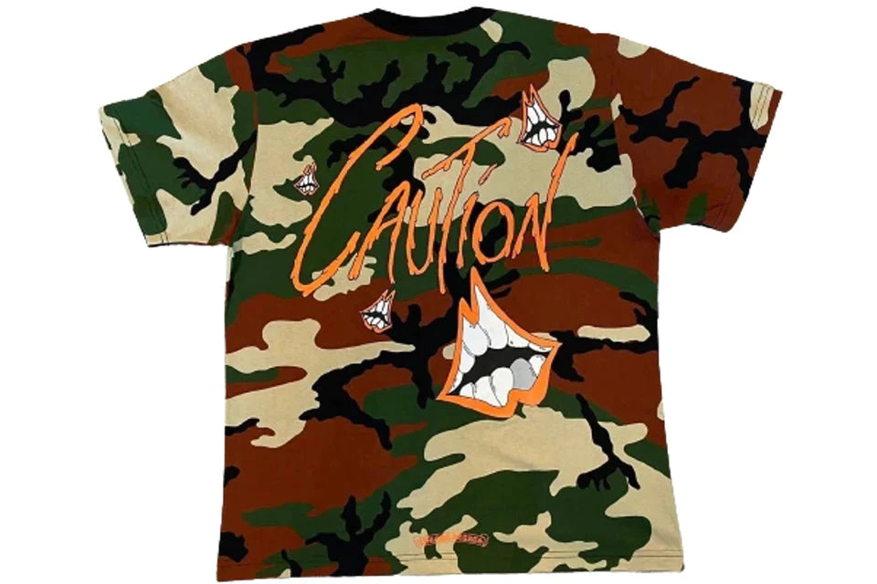 Chrome Hearts Matty Boy Caution T-shirt Camo