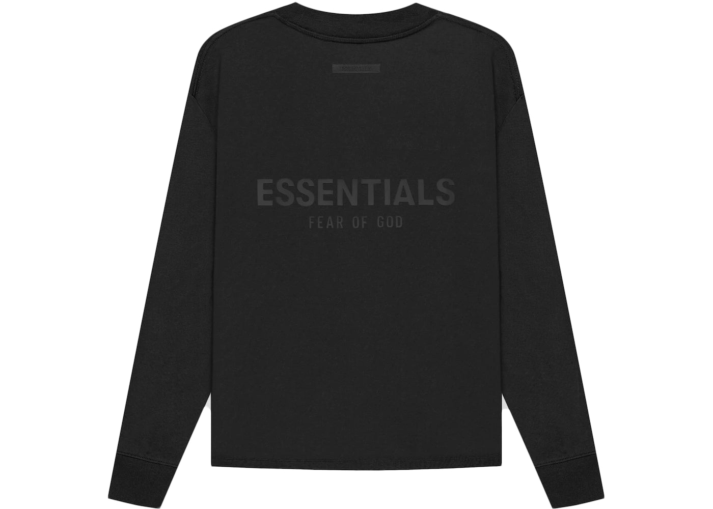 Fear of God Essentials Long Sleeve T-Shirt Black Stretch Limo