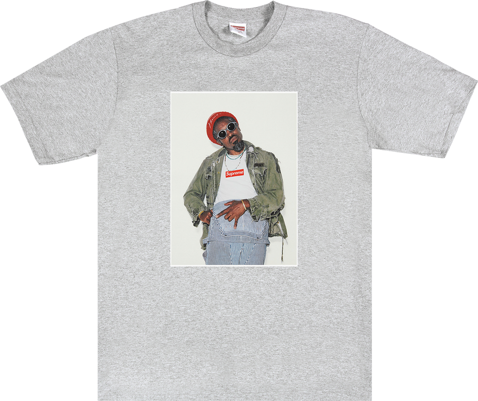 Supreme Andre 3000 Tee Heather Grey