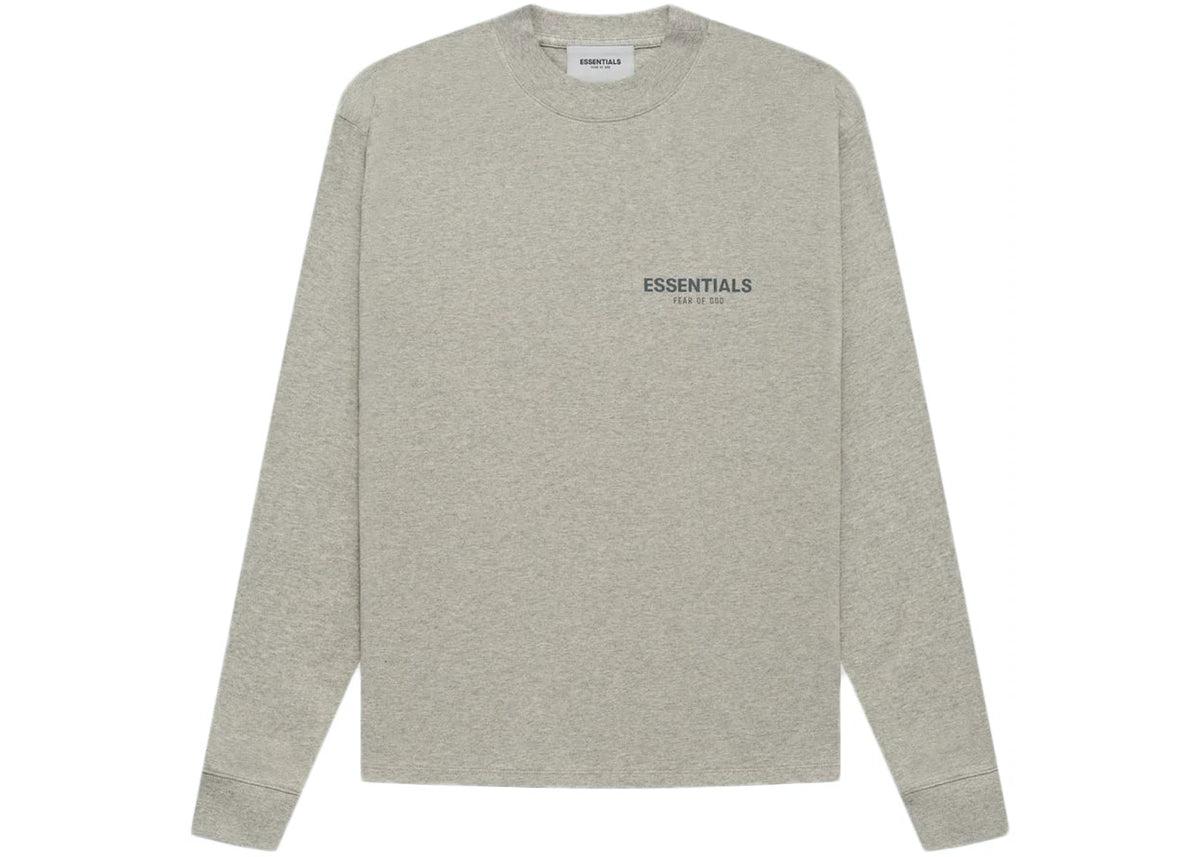 Fear of God Essentials  L/S T-shirt Dark Heather Oatmeal