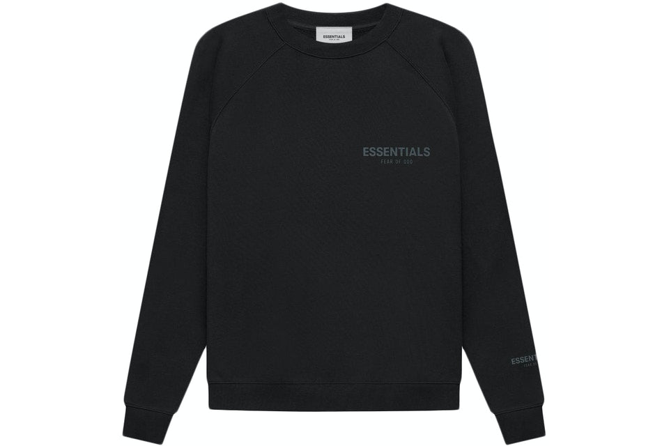 Fear of God Essentials Pull-Over Crewneck Black/Stretch Limo