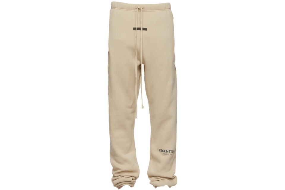 Fear of God Essentials FW21 SSENSE Exclusive Fleece Sweatpants Linen