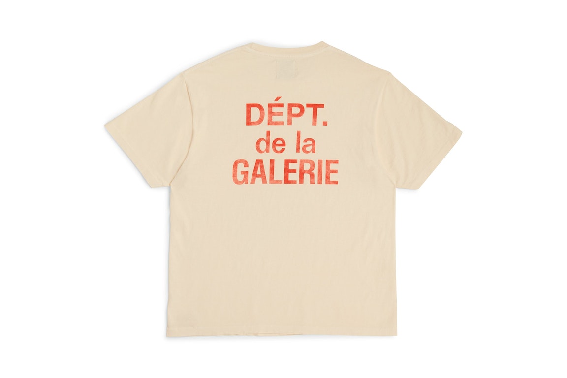 Gallery Dept. French T-shirt Cream/Orange