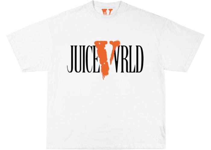 Juice Wrld x Vlone LND 999 Tee White orange