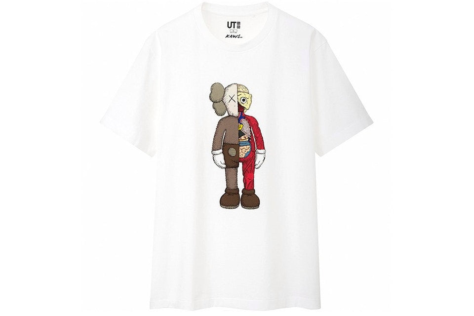 KAWS x Uniqlo Flayed Tee (US Sizing) White