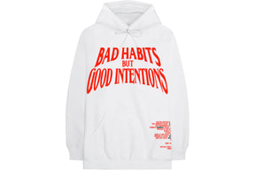 VLone x Nav "Bad Habits" White Hoodie