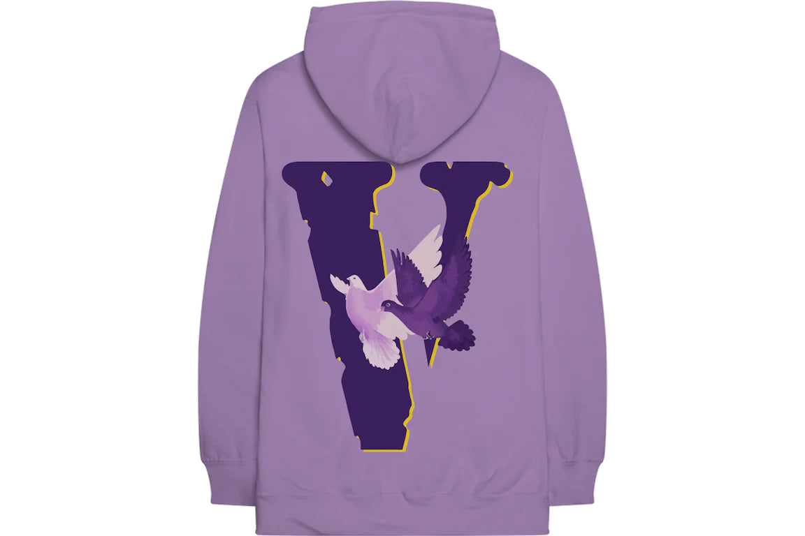 Nav x Vlone Doves Hoodie Purple