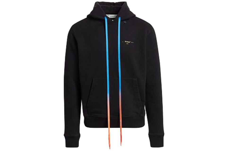 Off-White Acrylic Arrows Hoodie Black/Yellow