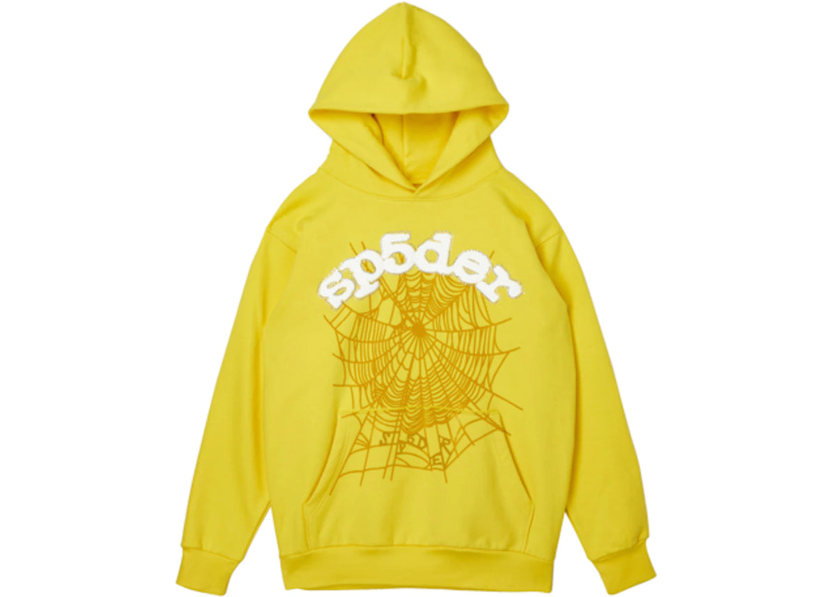 Sp5der Websuit Hoodie Yellow