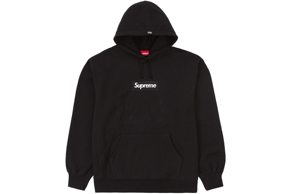 Supreme Box Logo Hooded Sweatshirt (FW21) Black