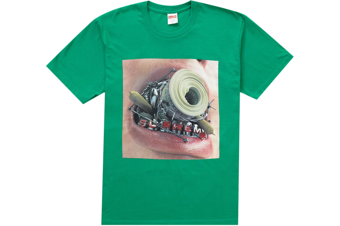 Supreme Braces Tee Green